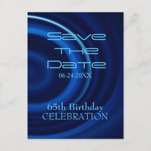Vortex 65th Birthday Save the Date Briefkaart