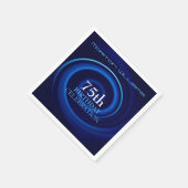 Vortex 75th Birthday Celebration Paper Napkin Servetten (Hoek)