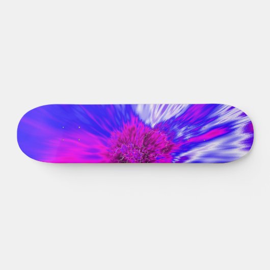 Vortex Abstract Digitale Fractal Skateboard (Horizontaal)