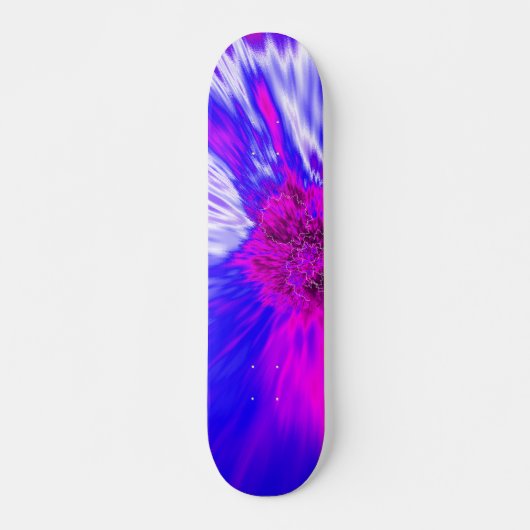 Vortex Abstract Digitale Fractal Skateboard (Voorkant)