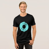 Vortex Azul Claro Tri-Blend Shirt (Voorkant volledig)