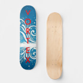 Vortex Blue Series 2 Persoonlijk Skateboard (Voorkant)