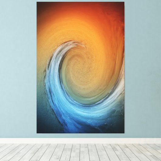 Vortex Canvas Afdruk (Insitu (Houten vloer))