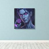 Vortex Clown Canvas Afdruk (Insitu (Houten vloer))