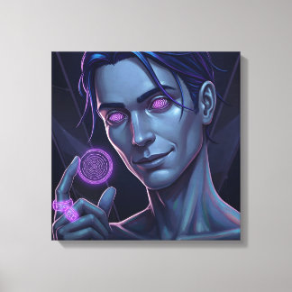 Vortex Clown Canvas Afdruk