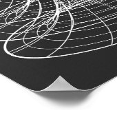 Vortex Draadraam Sterrenbeeld Poster (Hoek)