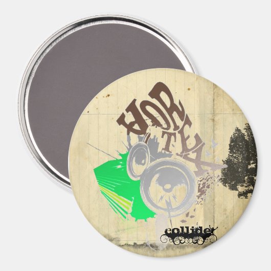 Vortex Earth Magnet (Voorkant / Achterkant)