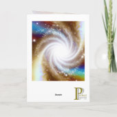 Vortex, galaxies Greeting/Note Kaart (Achterkant)
