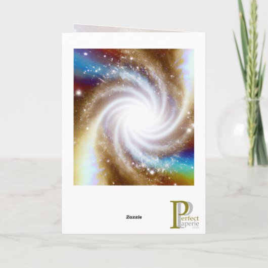 Vortex, galaxies Greeting/Note Kaart (Achterkant)