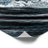 Vortex goden abstracte hypnotische samenstelling poster (Hoek)