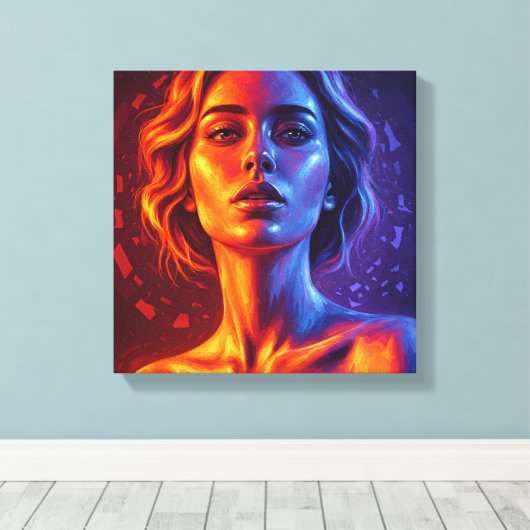 Vortex of Being Stretched Canvas Afdruk (Insitu (Houten vloer))