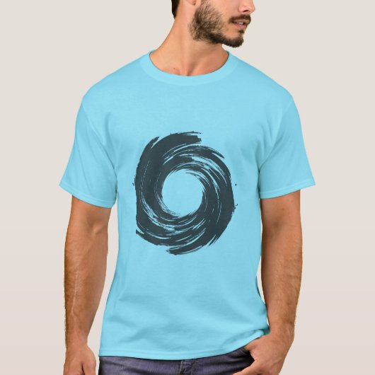 Vortex Preto T-shirt (Voorkant)