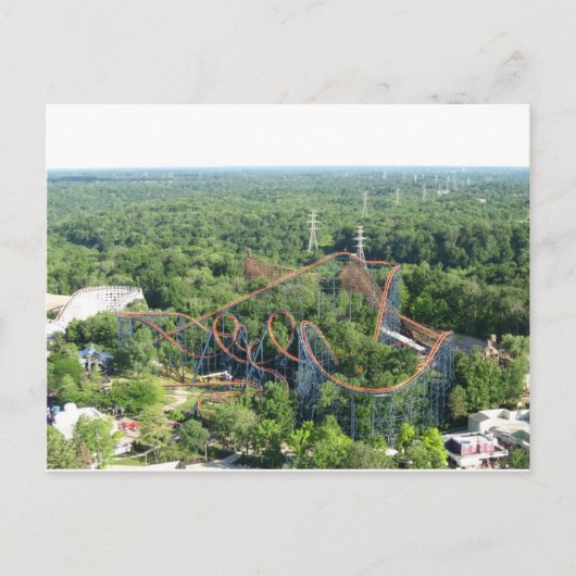 Vortex Roller Onderzetter Kings Island Briefkaart (Voorkant)