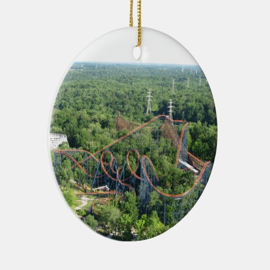 Vortex Roller Onderzetter Kings Island Keramisch Ornament (Rechts)