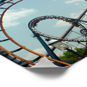 Vortex, Roller Onderzetter, KingsIsland, Amusement Poster (Hoek)