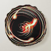 Vortex Round Cushion Runde Kissen Rond Kussen (Achterkant)
