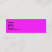 Vortex - Skinny Card Mini Visitekaartje (Achterkant)