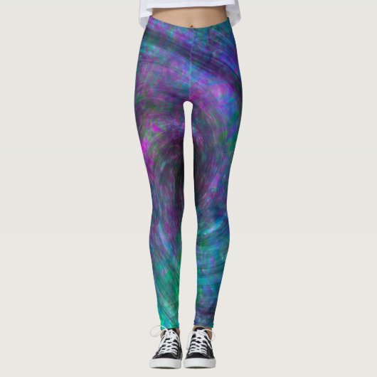 Vortex Tie Dye Broek Leggings (Voorkant)