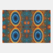 Vortex van kleuren: Abstracte dans van olie en wat Inpakpapier Vel (Voorkant 2)