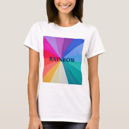 VORTEX VAN KLEUREN DAMES WAAIERENDE OFF SCHOUDER S T-SHIRT