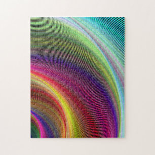 Vortex van kleuren legpuzzel
