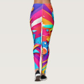 Vortex van vitaliteit kunst leggings (Achterkant)