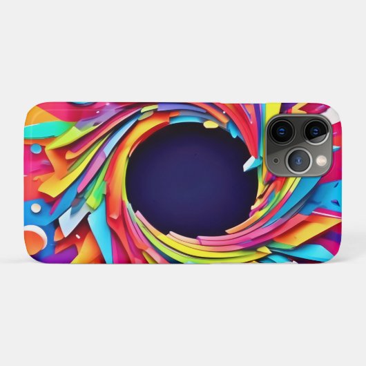 Vortex van vitaliteitskunst Case-Mate iPhone case (Achterkant (horizontaal))