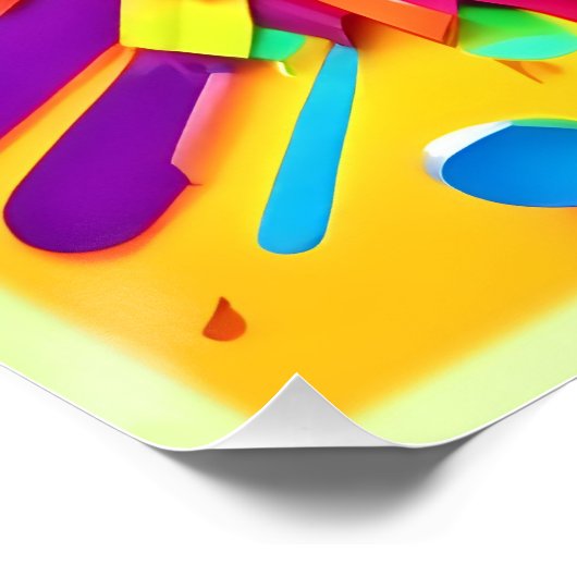 Vortex van vitaliteitskunst perfect poster (Hoek)