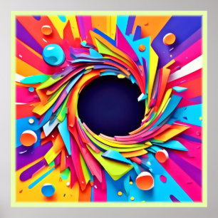 Vortex van vitaliteitskunst poster