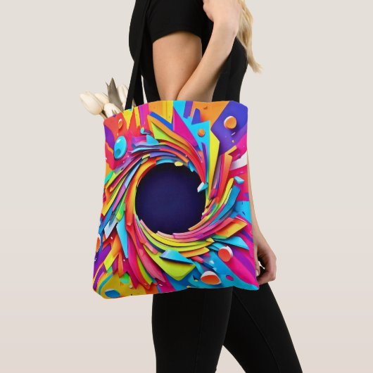 Vortex van vitaliteitskunst tote bag (Dichtbij)