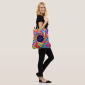 Vortex van vitaliteitskunst tote bag (Op model)