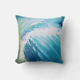Vortex Wave Coastal Beach Abstract Pillow door Juu Kussen
