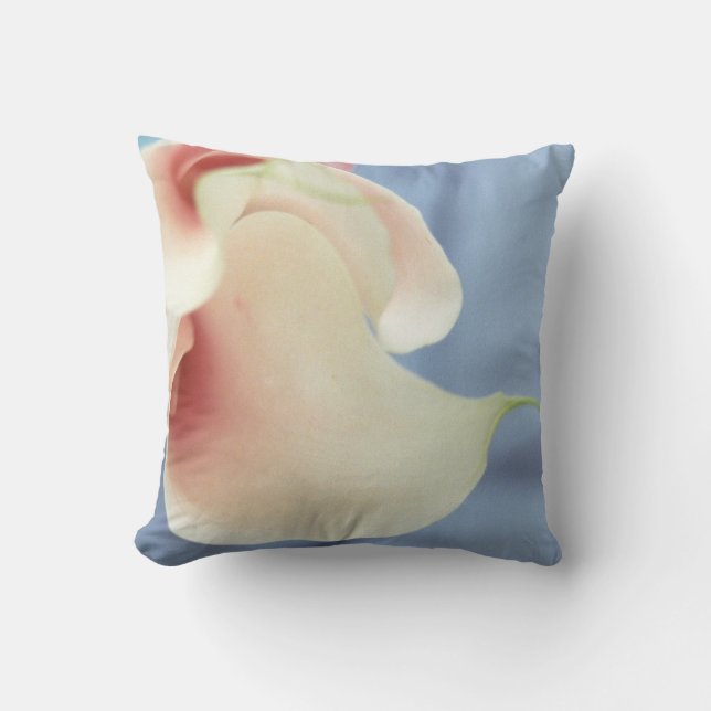 Vortex White Calla Lily Art print Kussens (Voorkant)