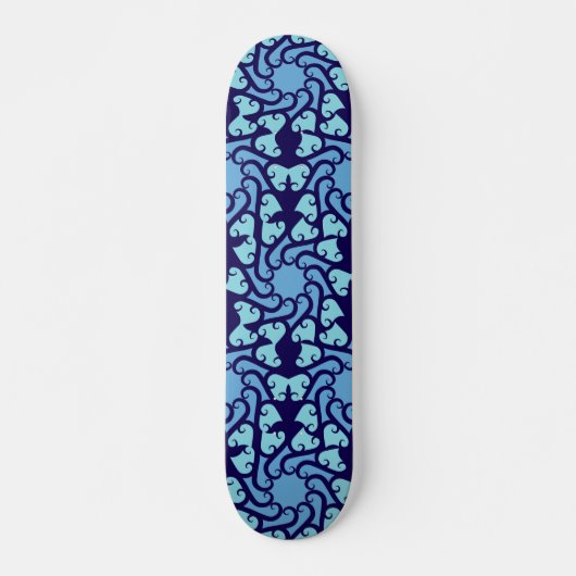 Vórtice Azul  Persoonlijk Skateboard (Voorkant)