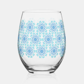 Vórtice Azul  Wijnglas Zonder Voet