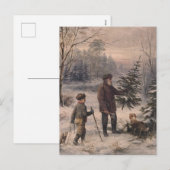 Vorweihnacht | F Kruger| Duitse kerst Feestdagenkaart (Voorkant / Achterkant)