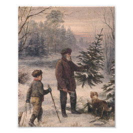 Vorweihnacht | F Kruger| Duitse kerst Foto Afdruk