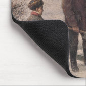 Vorweihnacht | F Kruger| Duitse kerst Muismat (Hoek)