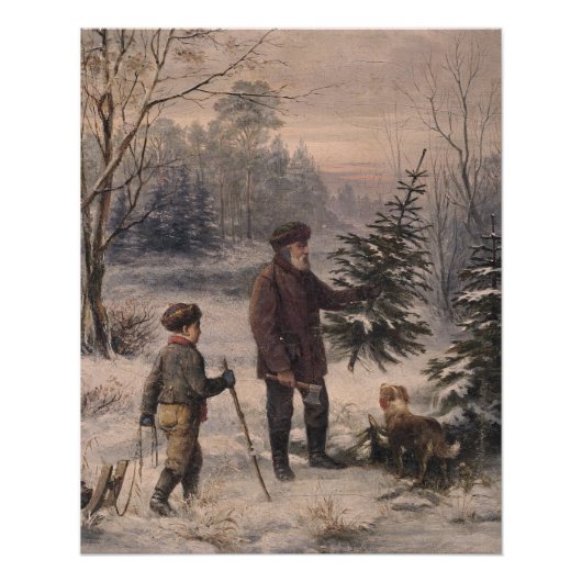 Vorweihnacht | F Kruger| Duitse kerst Perfect Poster (Voorkant)