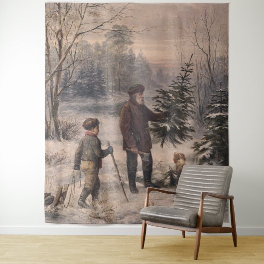 Vorweihnacht | F Kruger| Duitse kerst Wandkleed (In situ)