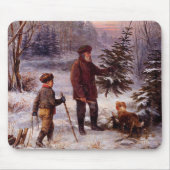 Vorweihnacht Franz Krüger - kerstboomsneeuw Muismat (Voorkant)