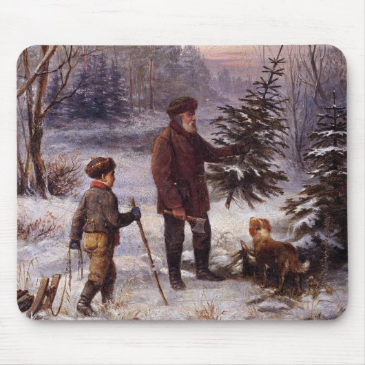 Vorweihnacht Franz Krüger - kerstboomsneeuw Muismat (Voorkant)