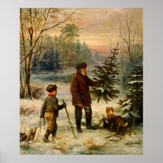 Vorweihnacht van Franz Krüger (19e eeuw) Poster