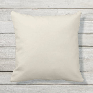Vory Cream Solid Accent Buitenkussen