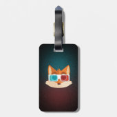 Vos - 3D  Bagagelabel (Achterkant verticaal)