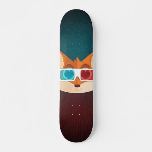 Vos - 3D Persoonlijk Skateboard (Voorkant)