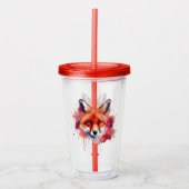 Vos Acryl Tumbler Drinkbeker (Voorkant)