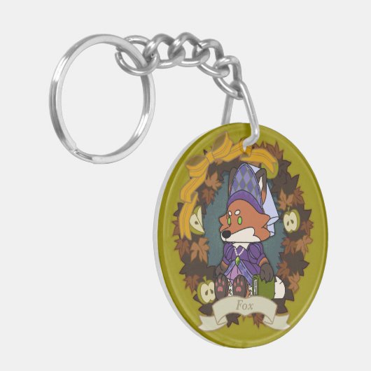 vos Acrylsleutelhanger Sleutelhanger (Voorkant Links)