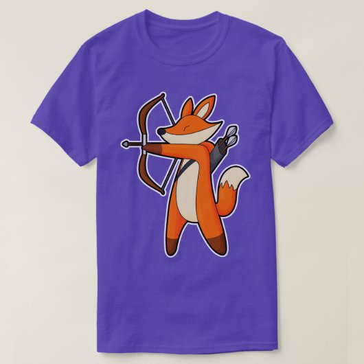 Vos als boogschutter met pijlboog t-shirt (Design voorkant)