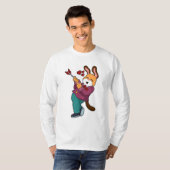 Vos als bruidegom met pak t-shirt (Voorkant volledig)